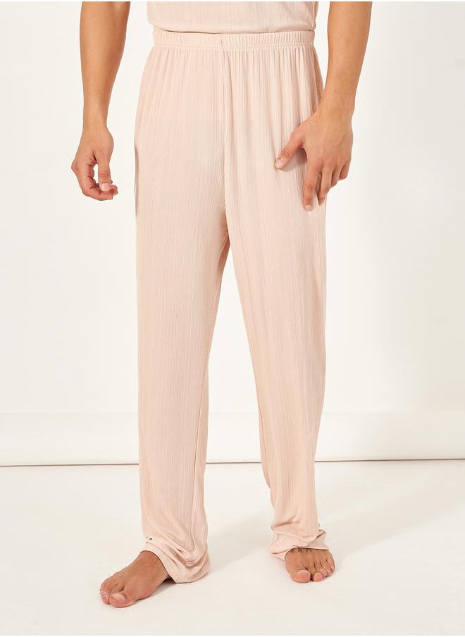 Knitted Textured Tank & Pyjama Set