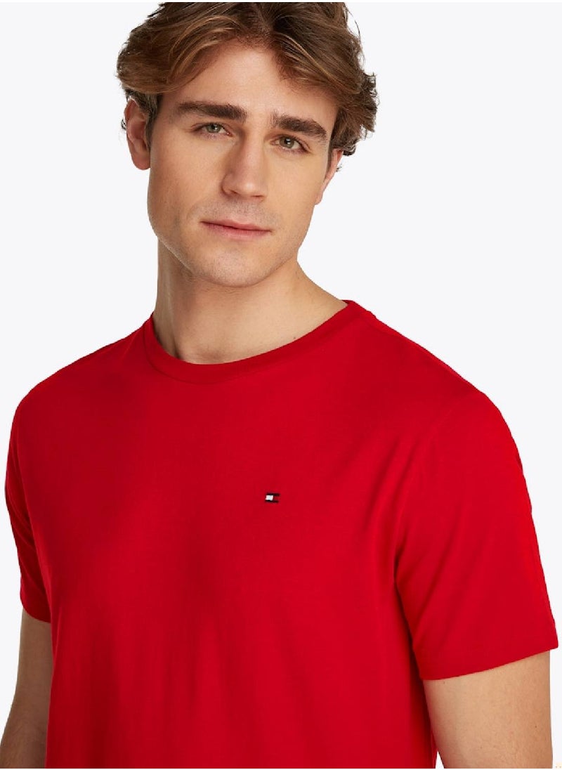 Men's Print T-Shirt And Shorts Pyjama Set - Cotton, Multicolour