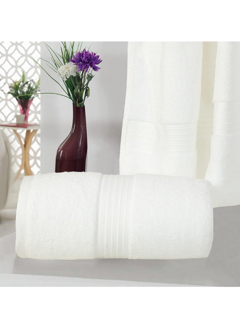 Bath Towel 70x140 cm – Soft & Absorbent 100% Combed Cotton, Quick-Dry Bathroom Towel