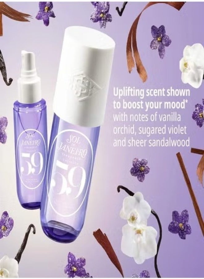 Sol de jainero Delícia Drench™ Jet Set – Travel-Ready Body Care Trio with Nourishing Body Butter, Hydrating Shower Gel, and Tropical Perfume Mist