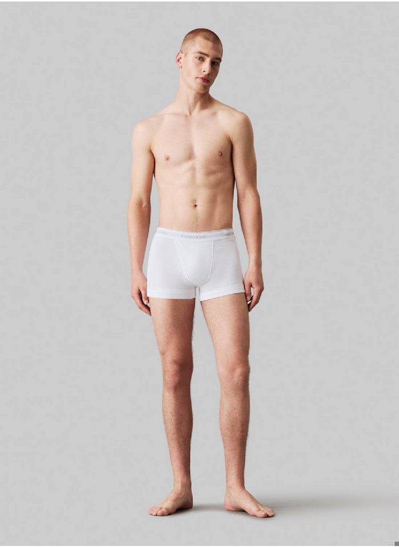 Men's 3 Pack Trunks - Cotton, Multicolour