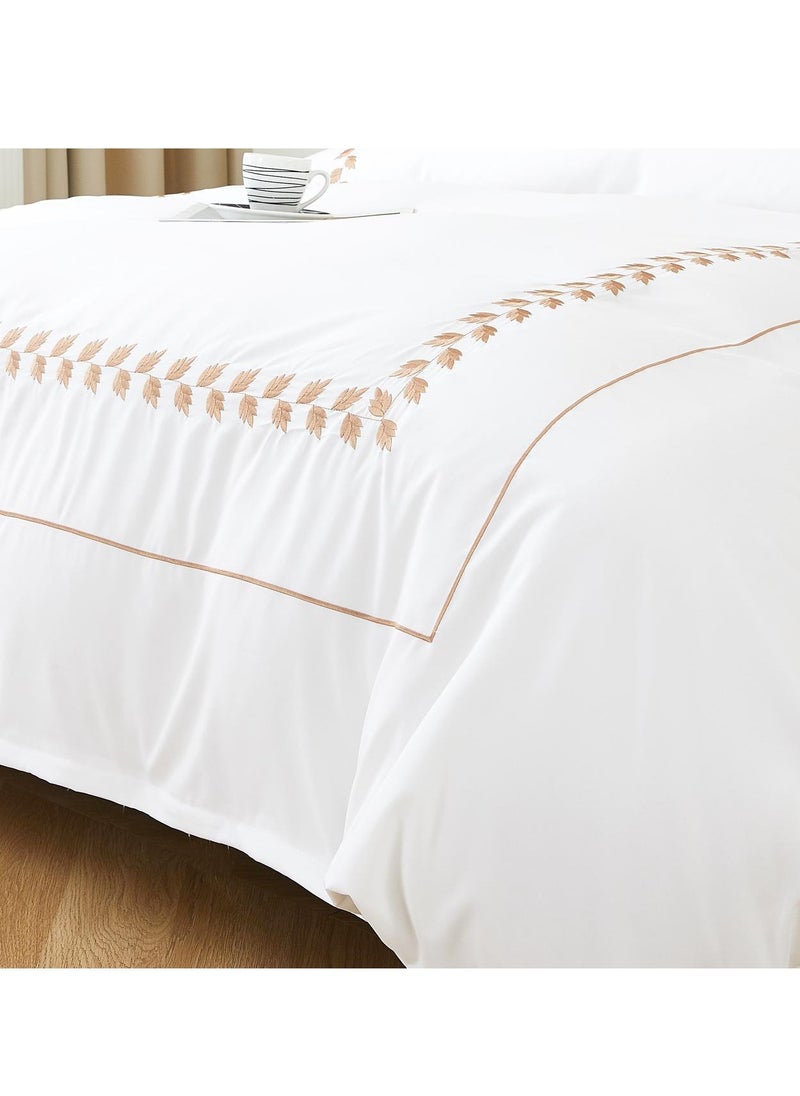 MMM HOME Embroidered 6pcs Super King/King/Single size High Cotton Hotel Master Quality Bedding Set Duvet Cover/Bedsheet/Pillow covers set