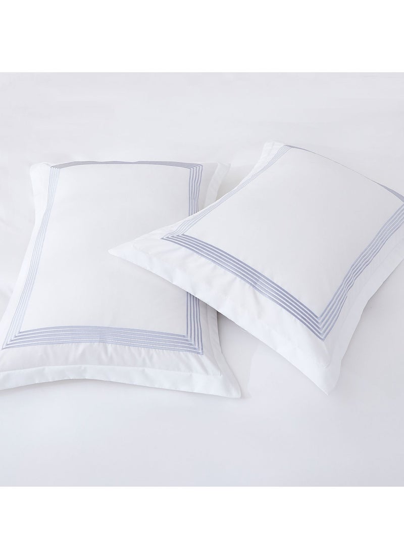 MMM HOME Embroidered 6pcs Super King/King/Single size High Cotton Hotel Master Quality Bedding Set Duvet Cover/Bedsheet/Pillow covers set