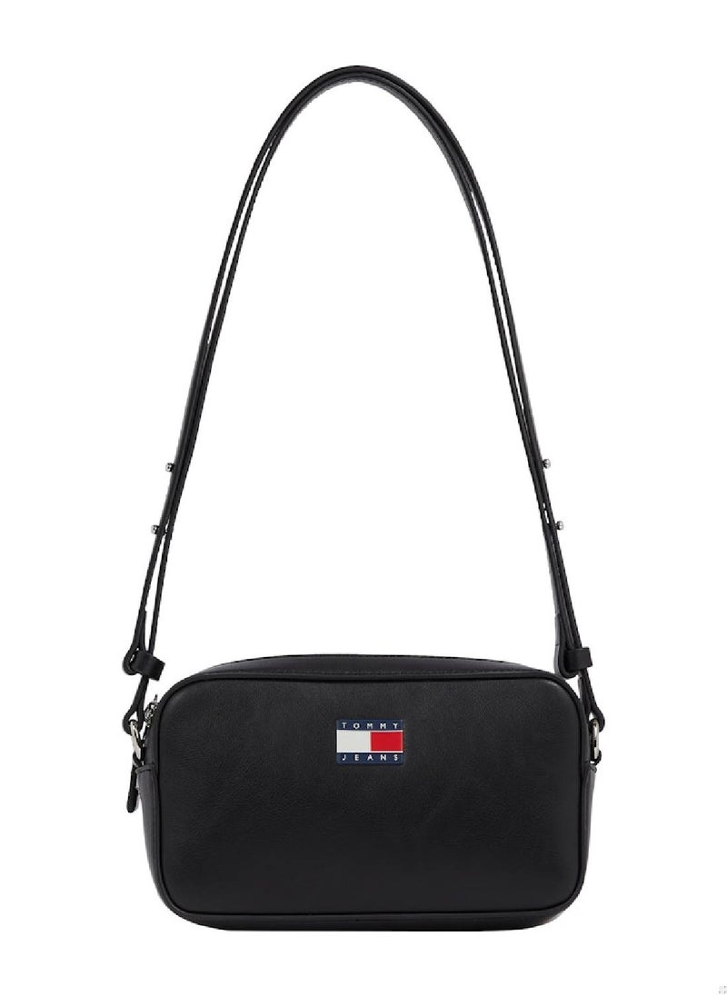 Women's Must Crossover Convertible Camera Bag - Faux Leather, Black