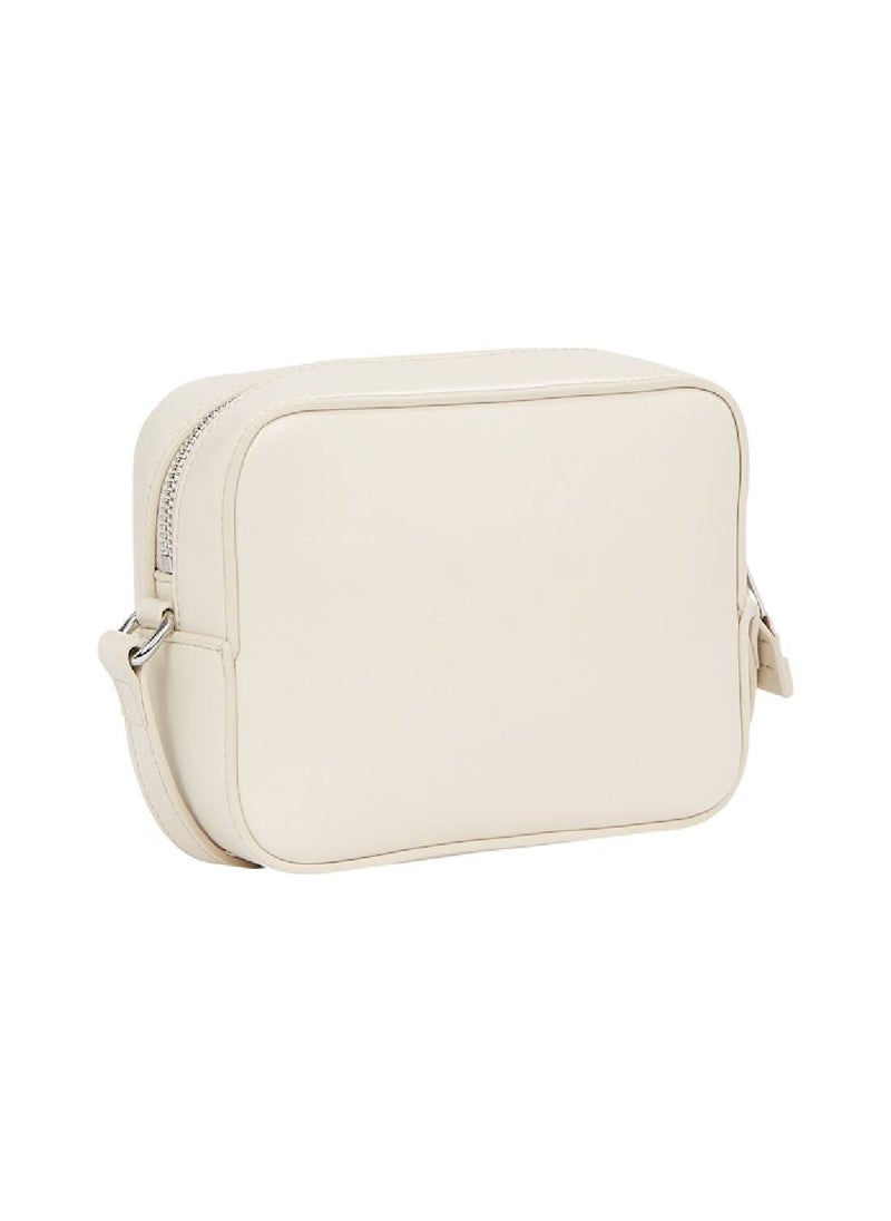 Women's Must Crossover Camera Bag - Faux Leather, White