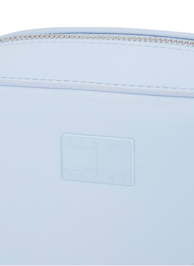 Women's Must Crossover Camera Bag - Faux Leather, Blue