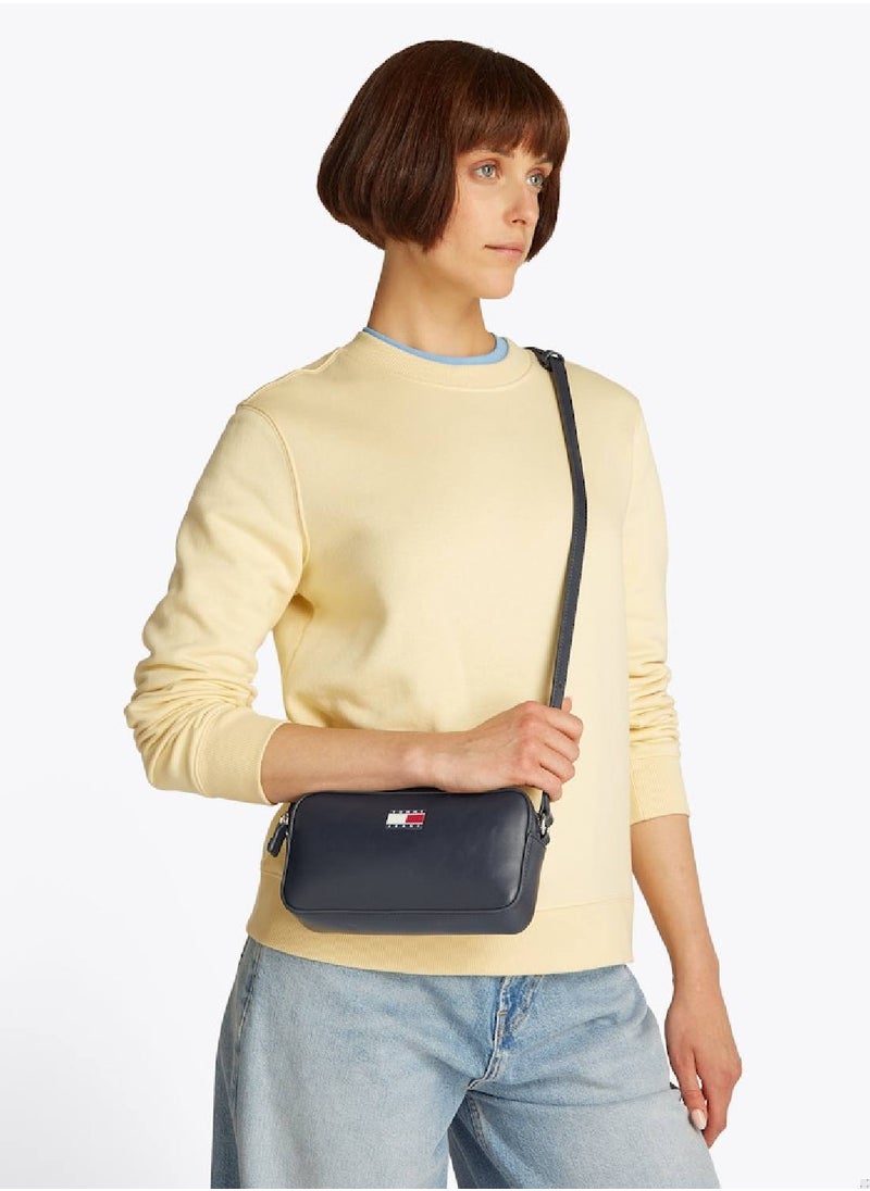 Women's Must Crossover Convertible Camera Bag - Faux Leather, Blue