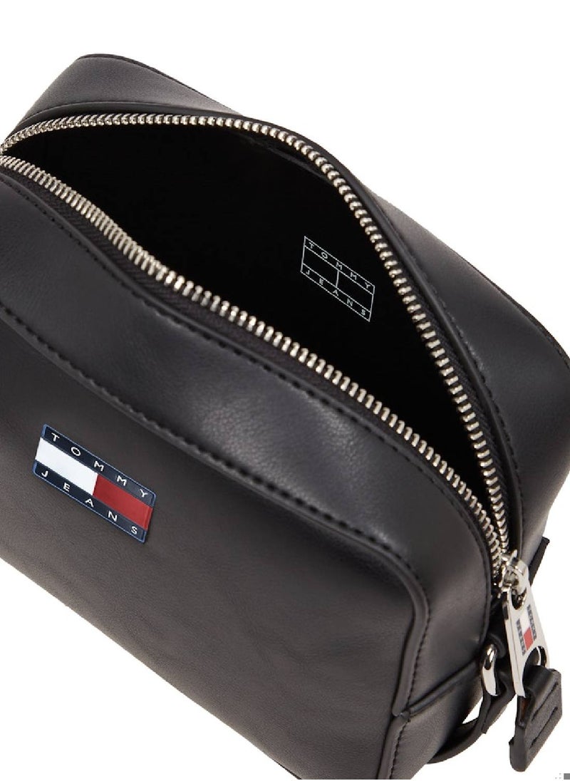 Women's Must Crossover Camera Bag - Faux Leather, Black