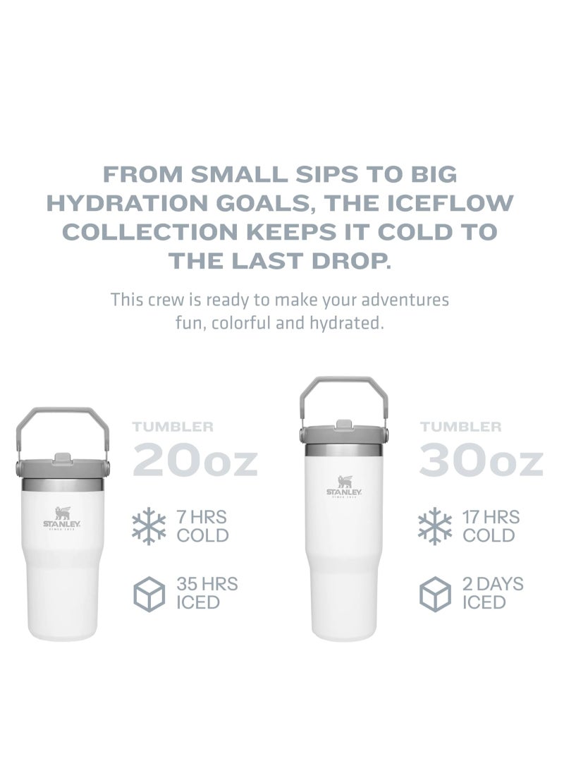 Stanley Stanley Stainless Steel Tumbler - Vacuum Insulated Water Bottle for Home, Office or Car Reusable Cup with Straw Leak Resistant Flip Cold for, 30oz