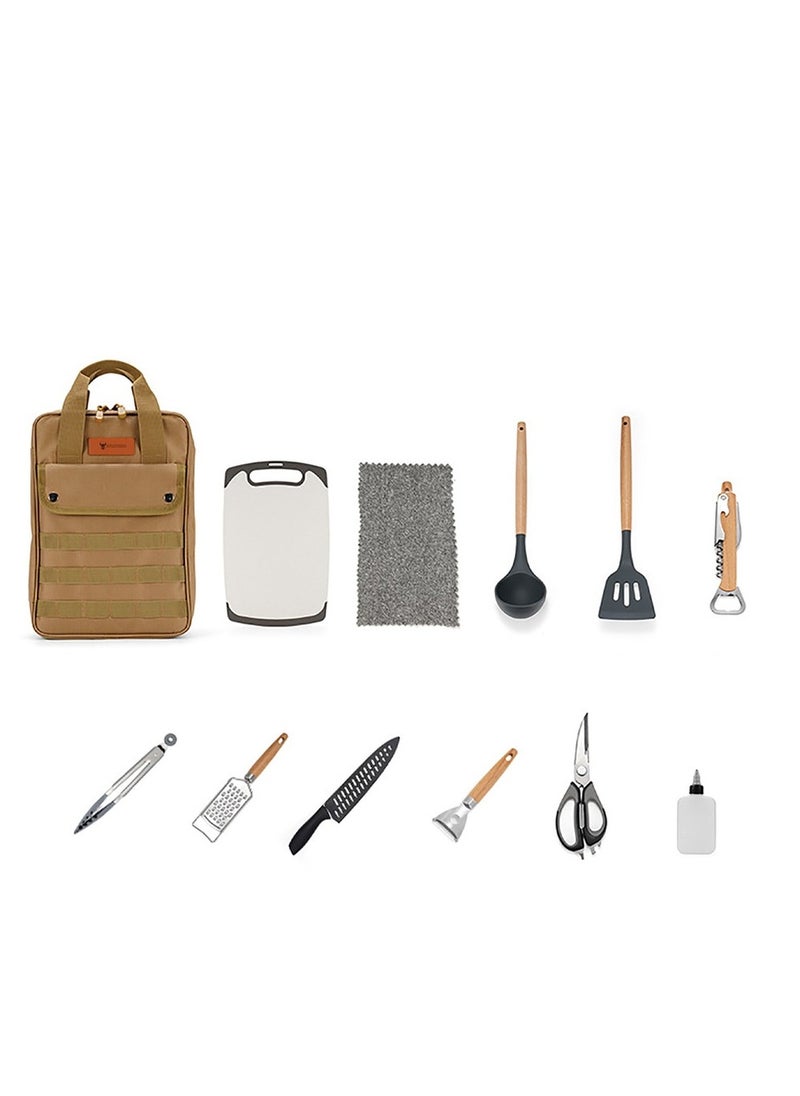 CAMP KITCHEN TOOLS WITH BAG