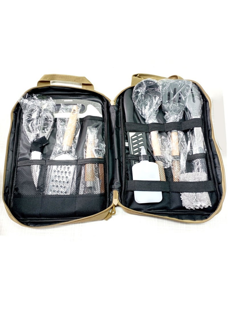 CAMP KITCHEN TOOLS WITH BAG