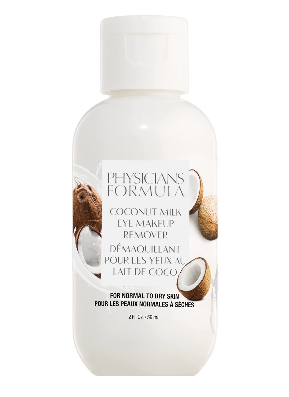 Physicians Formula Eye Makeup Remover Coconut Milk Waterproof Eye Makeup Remover Dermatologist Tested OilFree for Sensitive Skin 2 Fl Oz Pack of 1