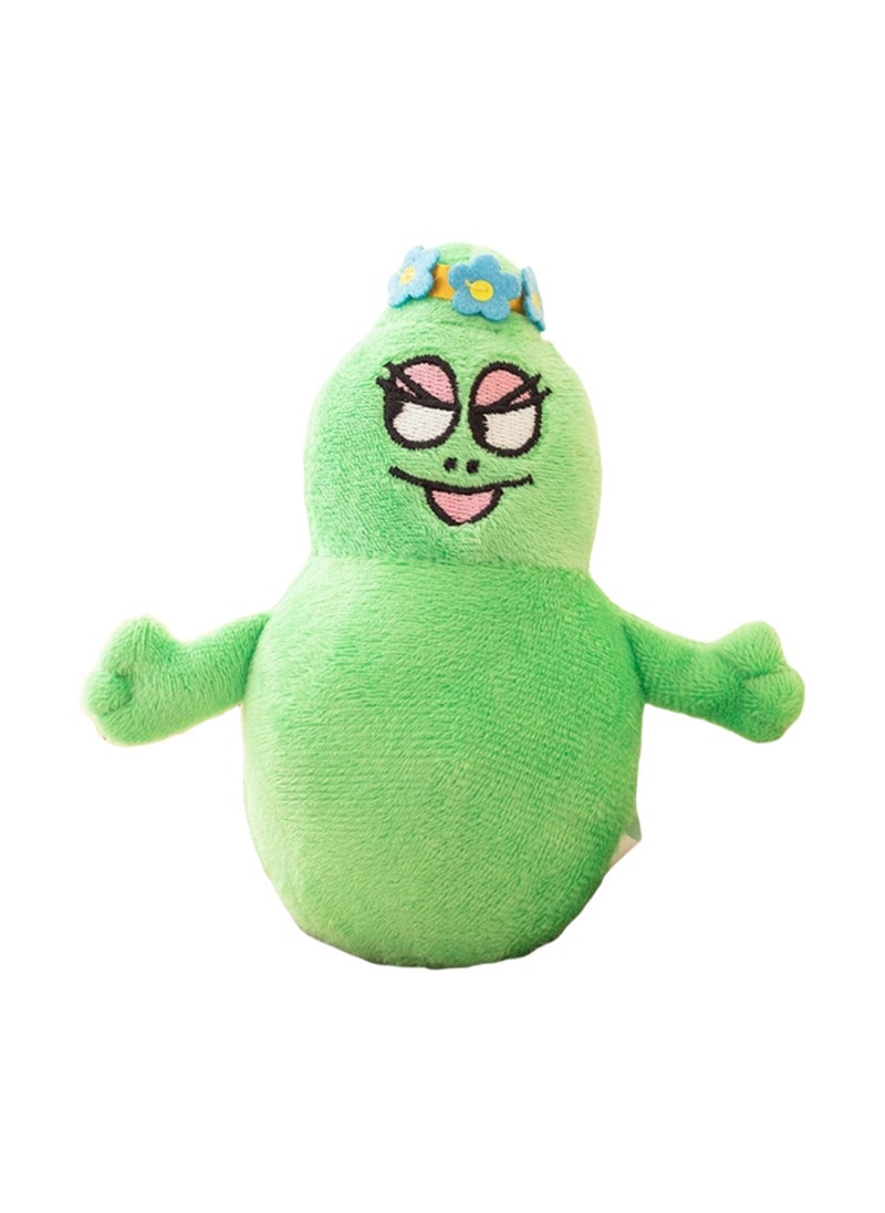 14cm Green Barbara Plush Toy Barbapapa Creative Cute Movie Surrounding Doll Plush Doll Pillow, Boy Girl Gift