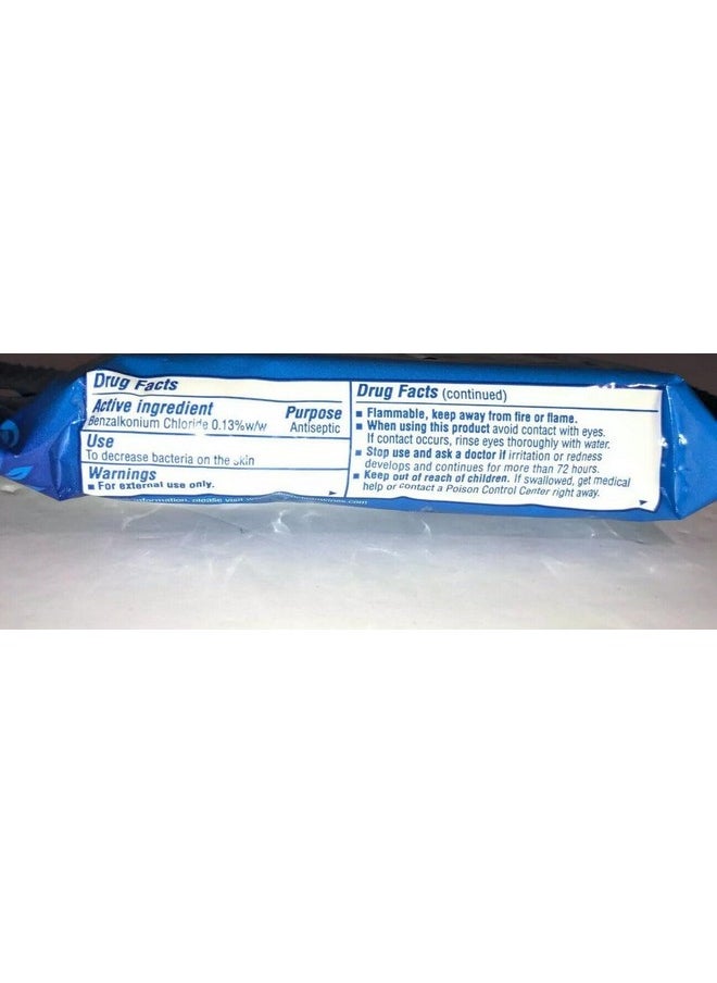 Antibacterial Moist Wipes, Travel Pack 20 Ea (Pack Of 10)