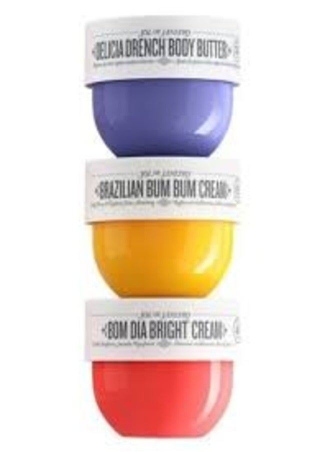 Sol de jainero Body Paradise Minis Gift Set – Travel-Size Body Care Collection with Nourishing & Hydrating Formulas (25ml Each)