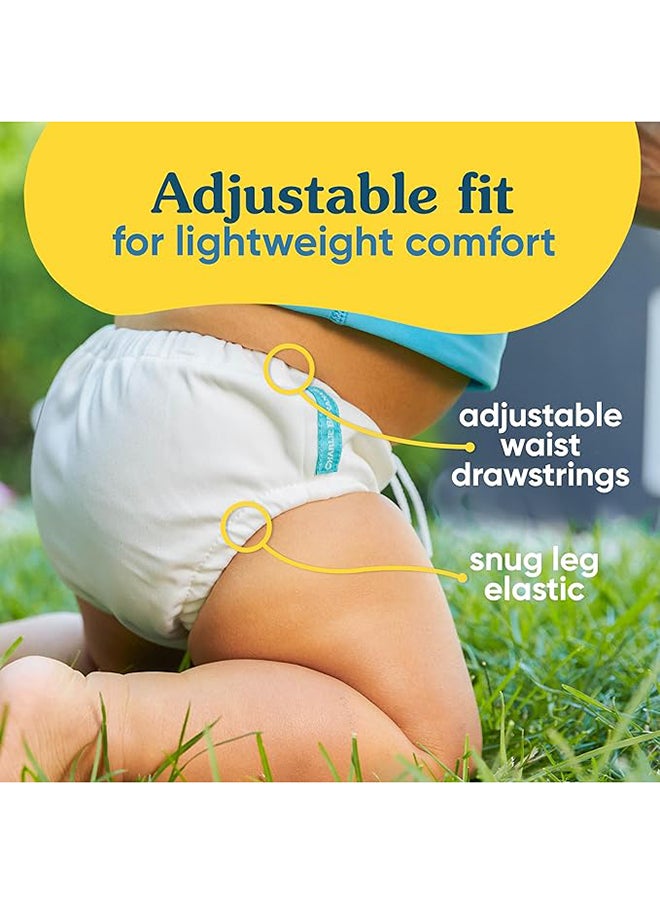 2 In 1 Swim Diaper And Traing Pants Bliue Pineapple Medium