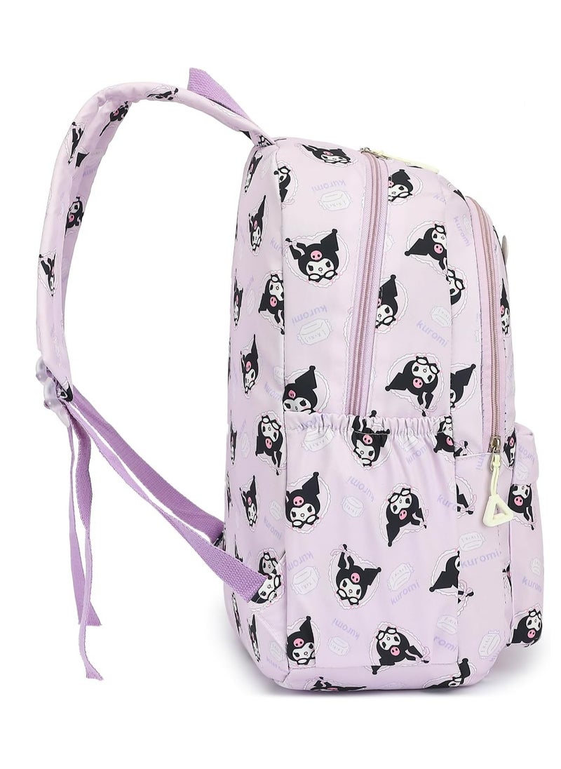 Kuromi Backpack for School Kids Backpack Laptop Backpack School Bag Cute Anime Backpack for Girls Boys