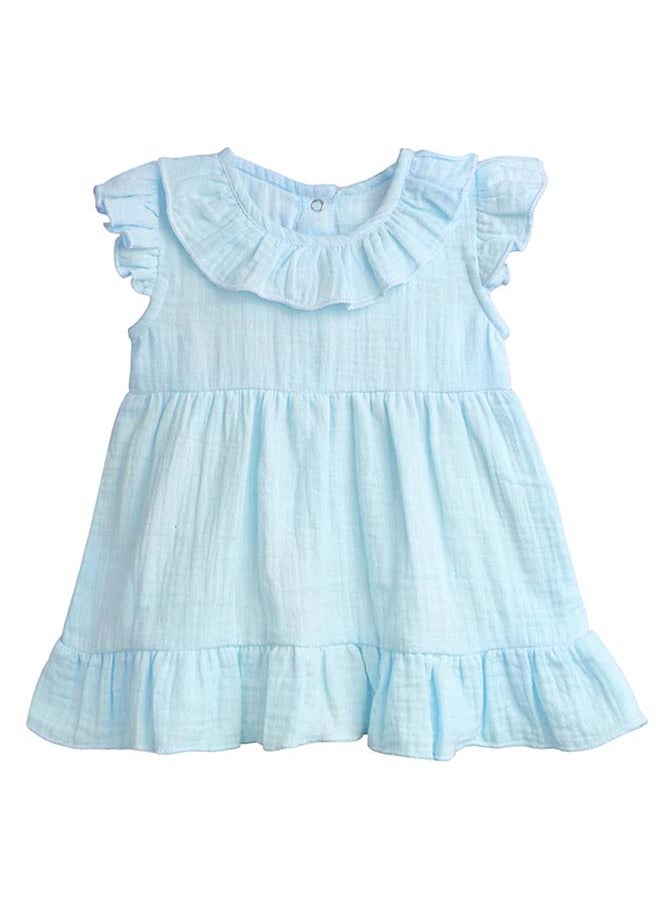 Baby Girls Midi/Knee Frocks - Cute & Trendy Summer Dress | 100% Linen Fabric | Perfect Birthday Gift