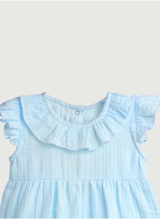 Baby Girls Midi/Knee Frocks - Cute & Trendy Summer Dress | 100% Linen Fabric | Perfect Birthday Gift