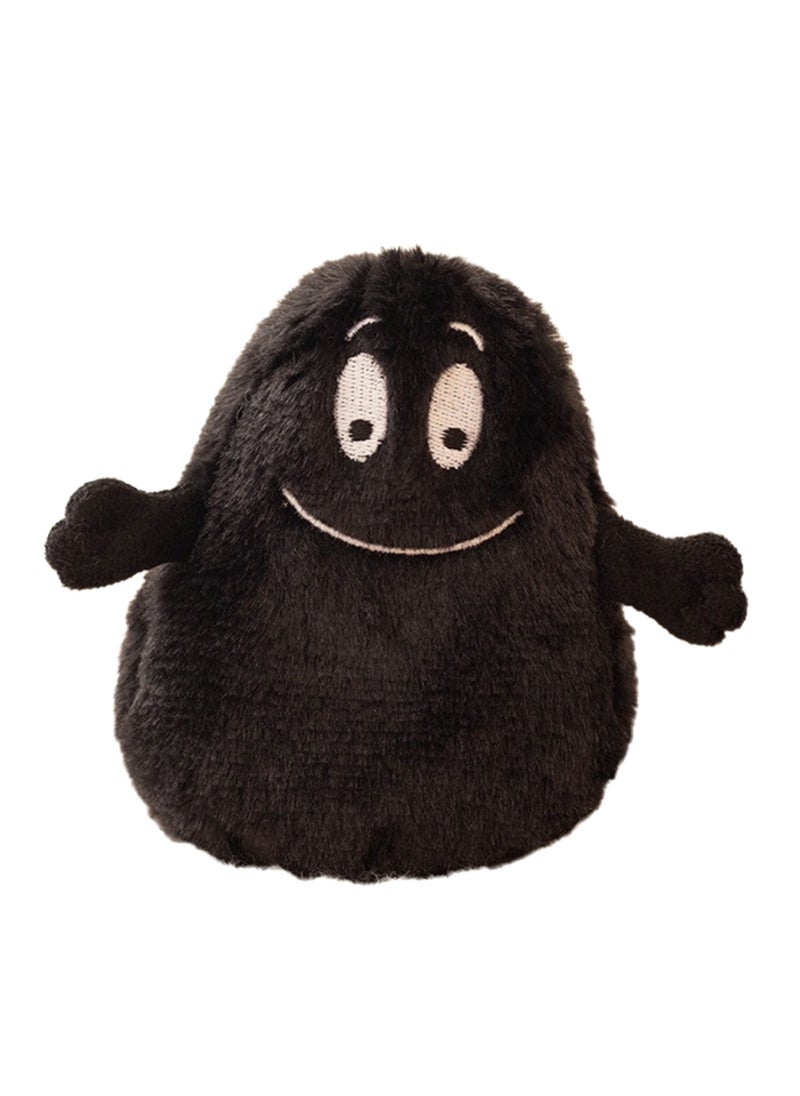 14cm Black Long Hair Barbaber Plush Toy Barbapapa Creative Cute Movie Surrounding Doll Plush Doll Pillow, Boy Girl Gift