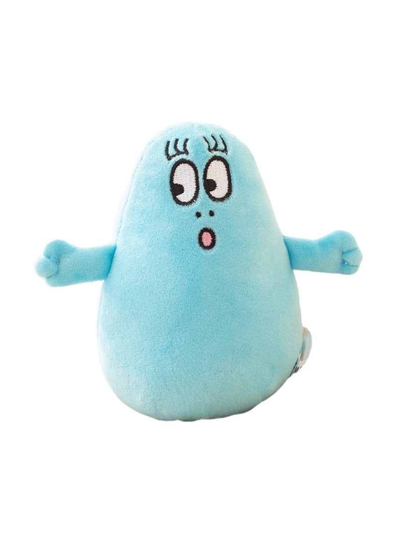 14cm Blue Barbabret Plush Toy Barbapapa Creative Cute Movie Surrounding Doll Plush Doll Pillow, Boy Girl Gift