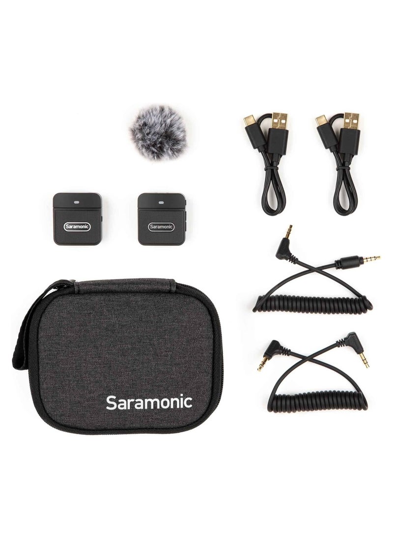 Saramonic Blink100 B1 Wireless Lavalier Microphone for Camera Camcorder Smartphone