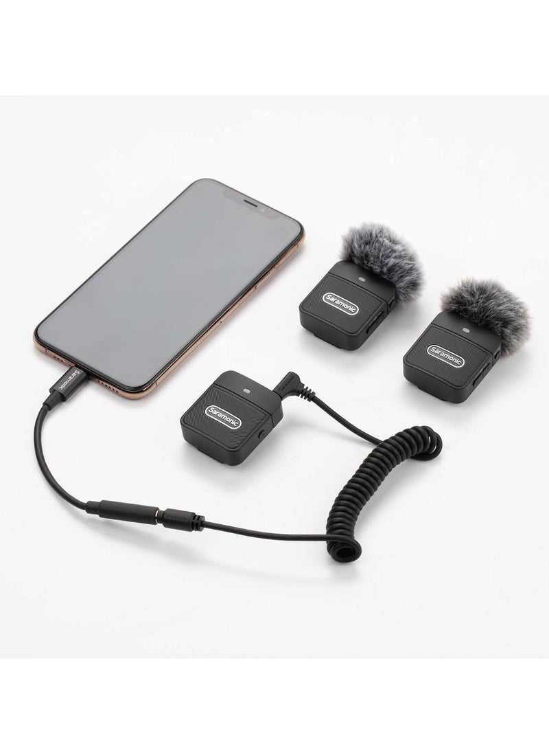 Saramonic Blink100 B2 Wireless Lavalier Microphone for Camera Camcorder Smartphone