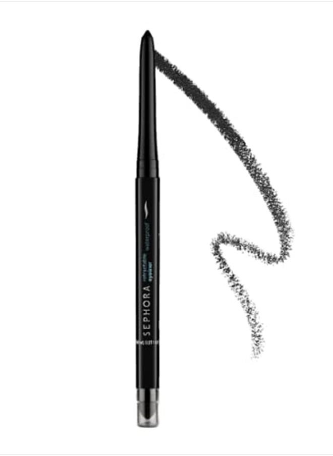 Retractable Waterproof Eyeliner #1 Matte Black