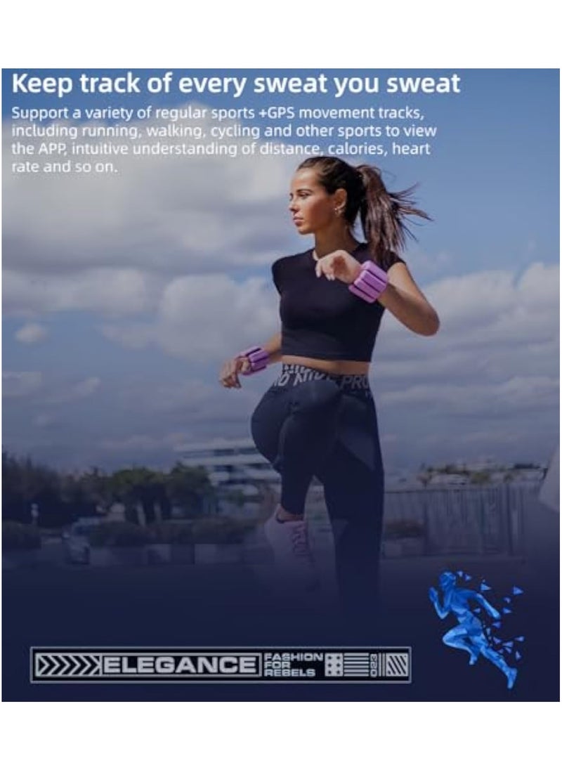 Smart Ring, Activity & Fitness Tracker Ring for Women/Men, No APP Subscription, Fitness Tracking Smart Ring with /Heart Rate/Waterproof (Black, #10)