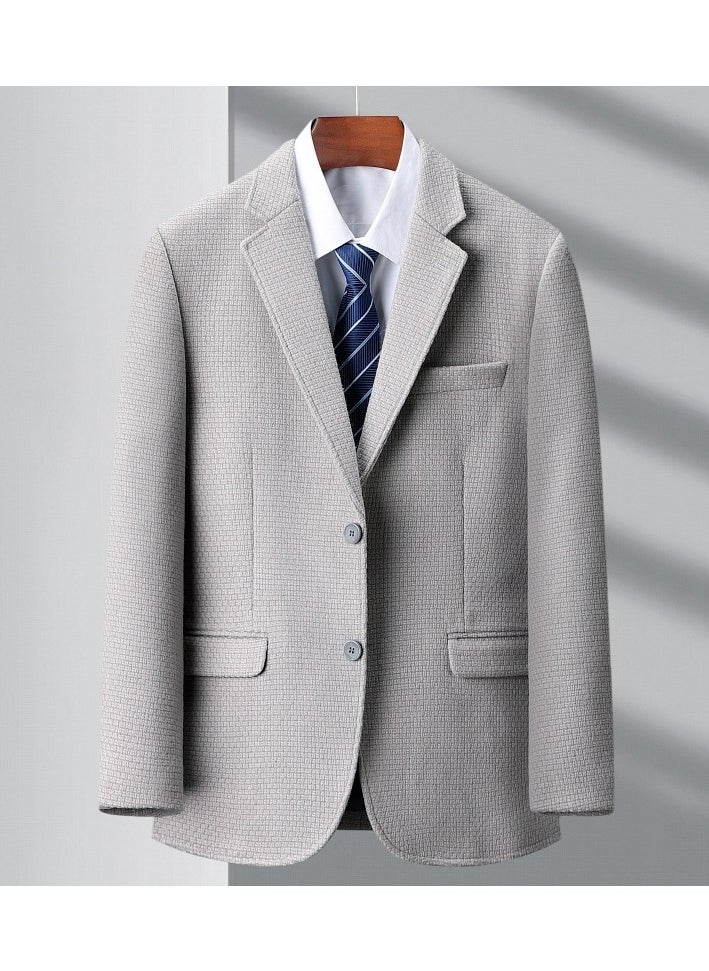 High-end Men's Single-piece Woolen Suit Jacket