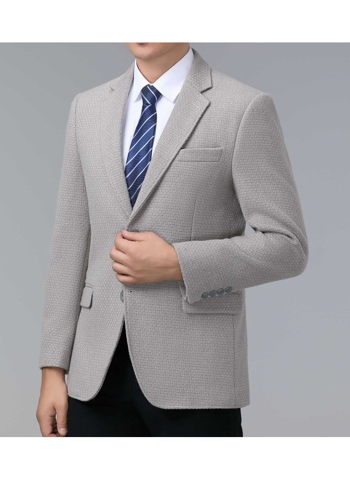 High-end Men's Single-piece Woolen Suit Jacket