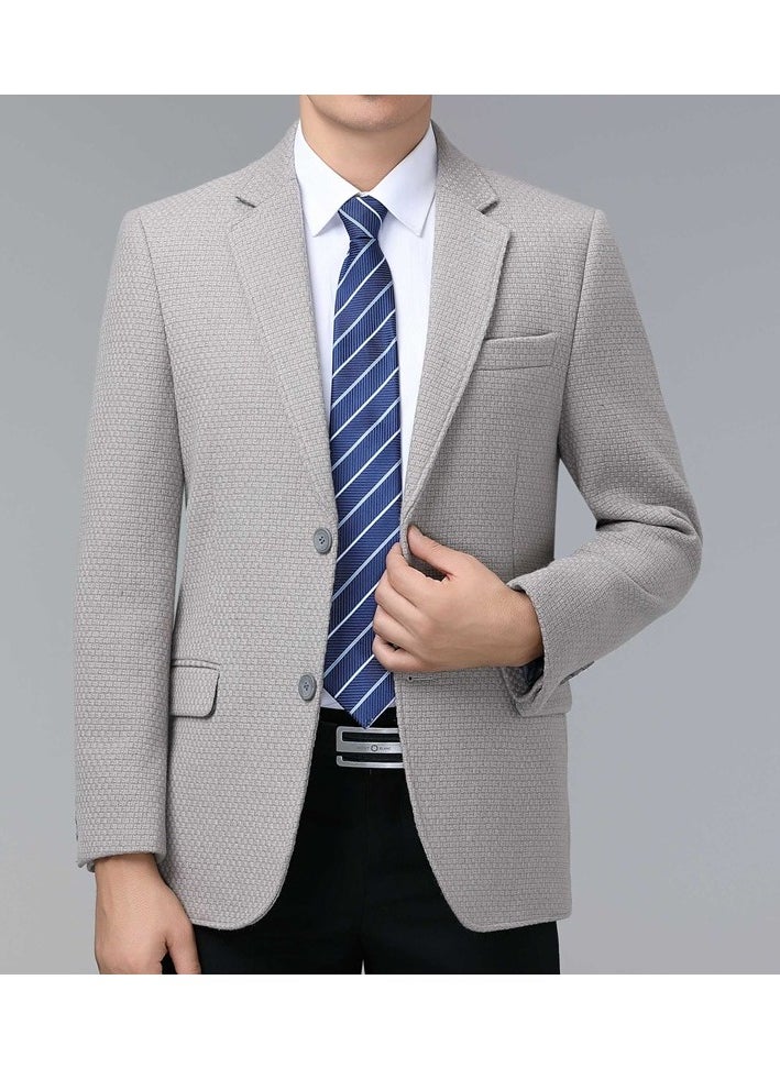 High-end Men's Single-piece Woolen Suit Jacket