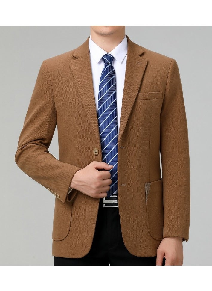 High-end Men's Single-piece Woolen Suit Jacket