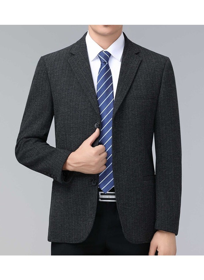 High-end Men's Single-piece Woolen Suit Jacket