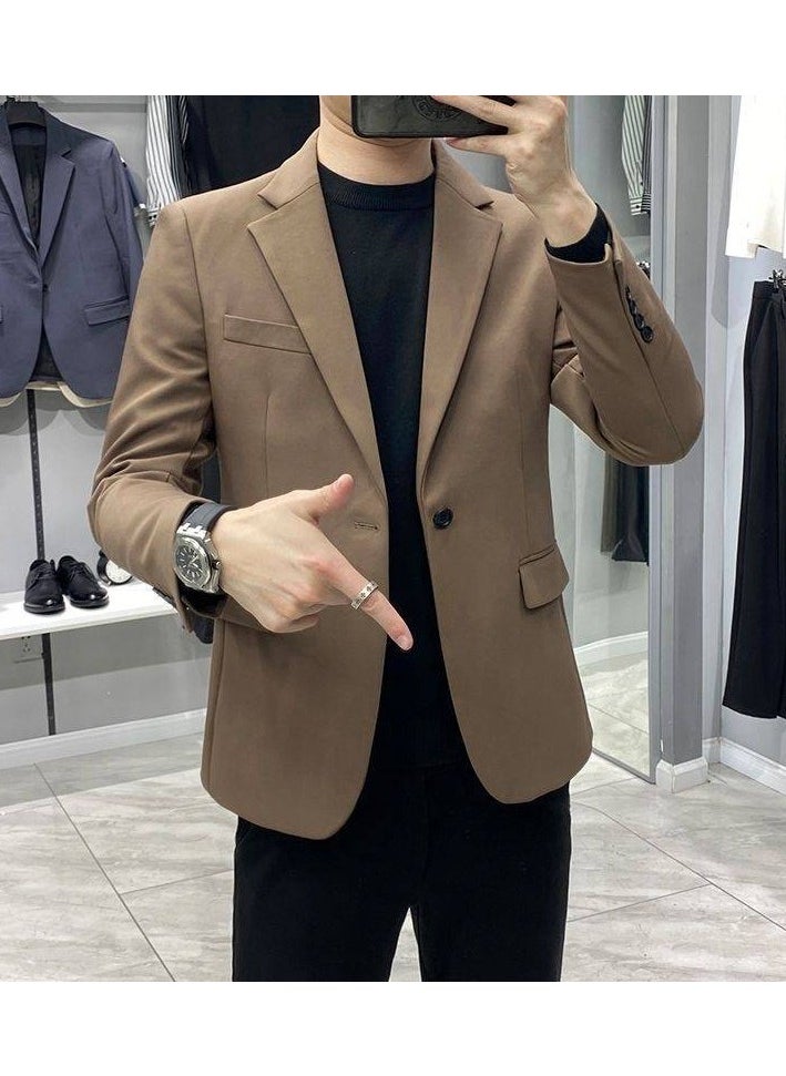 Slim-fit Casual Single-breasted Business Suit Jacket