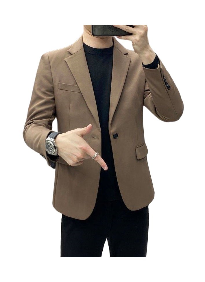 Slim-fit Casual Single-breasted Business Suit Jacket