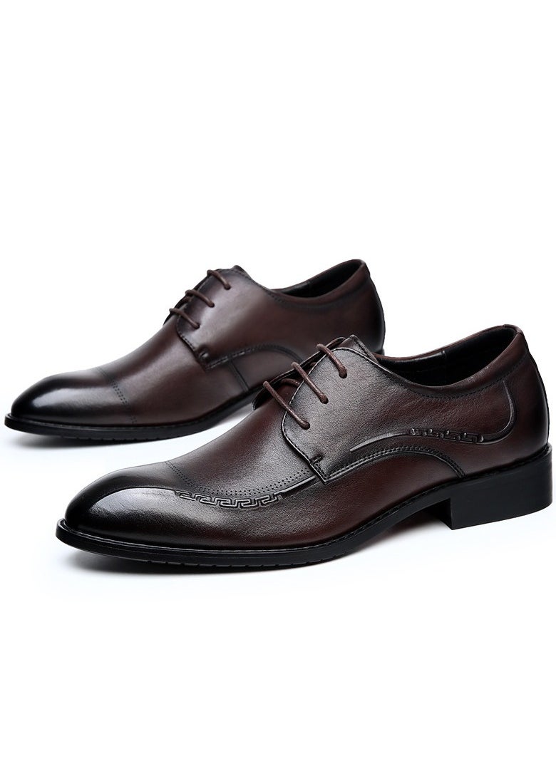 New Men's Business Leather Shoes