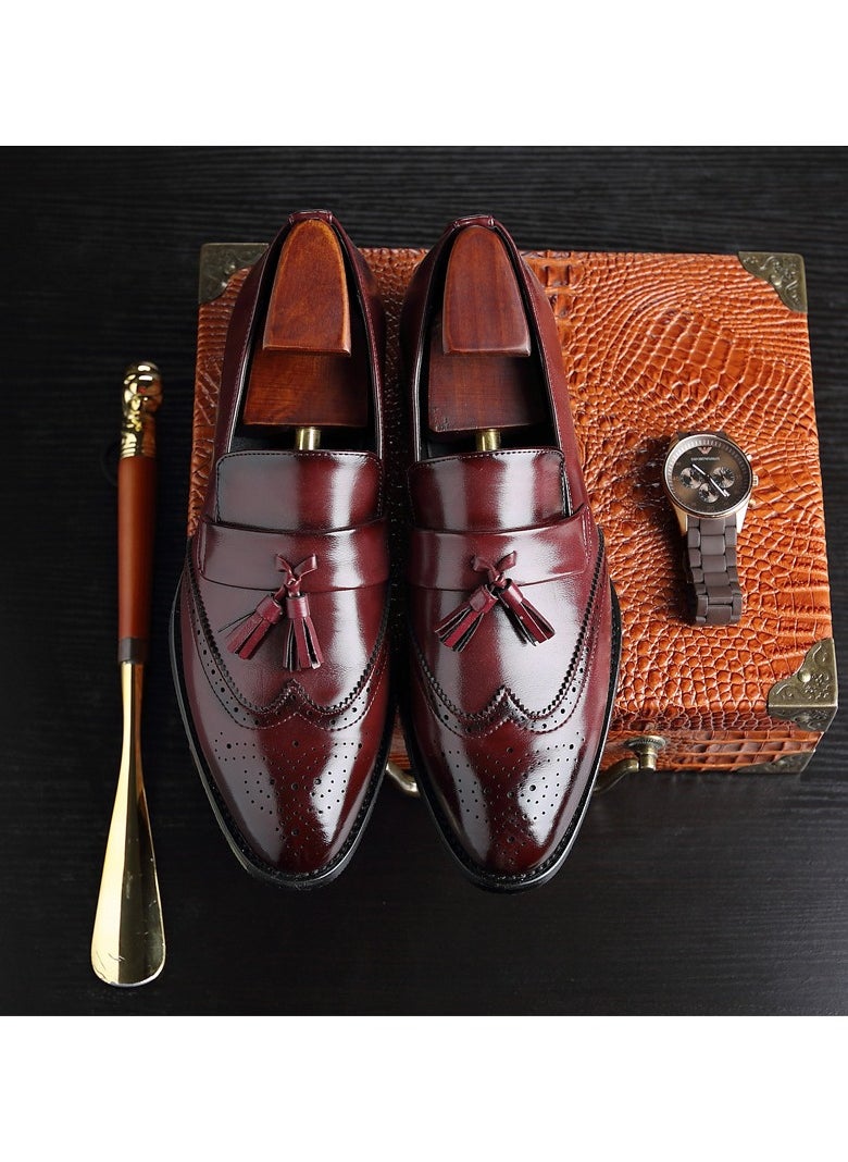 New Men's Business Leather Shoes