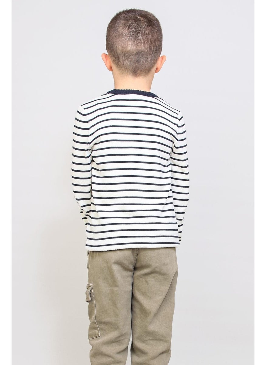 Kids' Pinstripe Sweater (C21-18935)