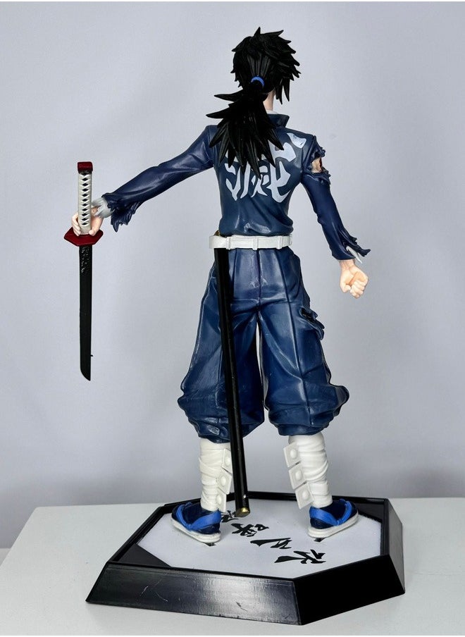 Kimetsu no Yaiba Tomioka Giyu Action Figure Decorative Resin Sculpture Home Decor Statue, Art Figurine Home Ornament Decoration for Office, Living Room, Bedroom, Book Shelf, TV Cabinet, Desktop