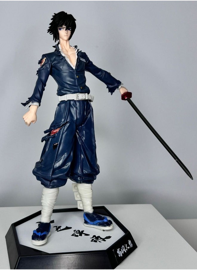 Kimetsu no Yaiba Tomioka Giyu Action Figure Decorative Resin Sculpture Home Decor Statue, Art Figurine Home Ornament Decoration for Office, Living Room, Bedroom, Book Shelf, TV Cabinet, Desktop