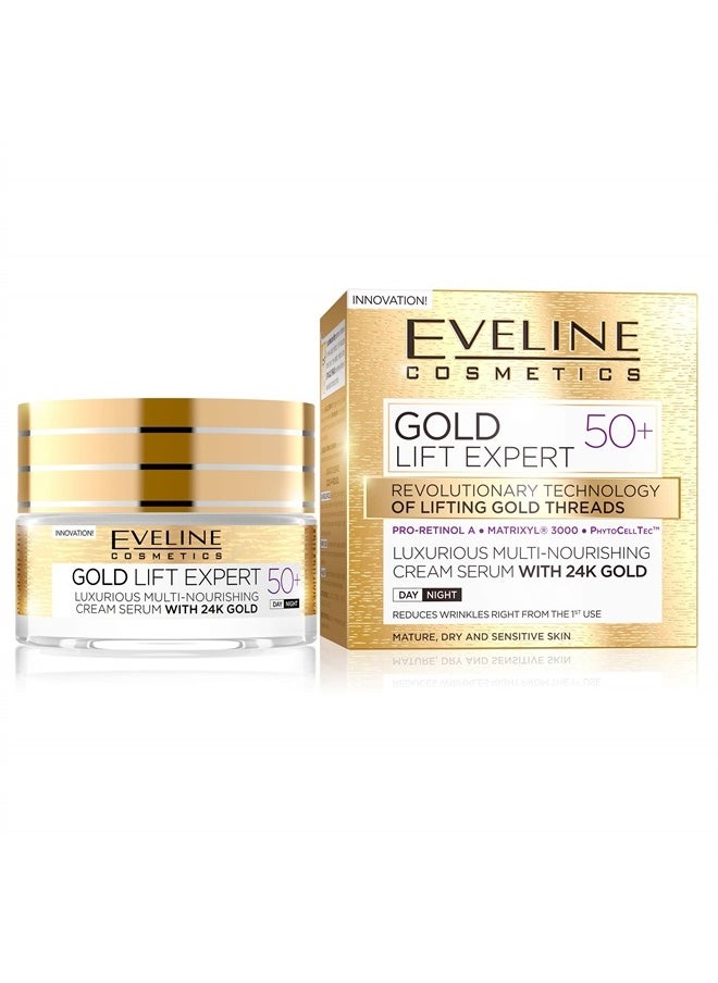 Gold 24karat Gold Lift Expert Strong Anti-Wrinkle Firming Cream Day & Night 50 + 50ml