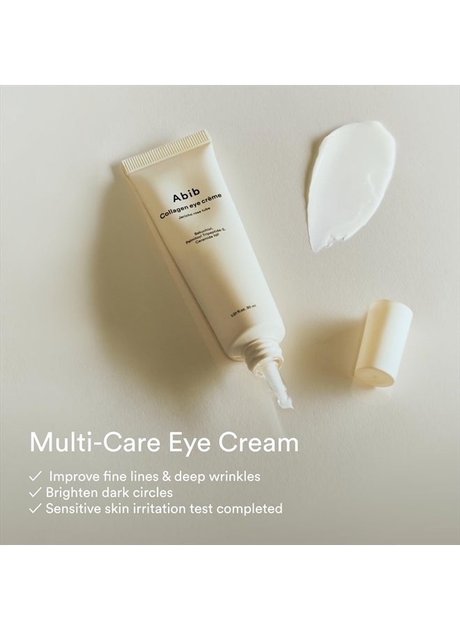 Collagen Eye Crème Jericho Rose Tube for Dark Circles and Puffiness, Under Eye Fine Lines