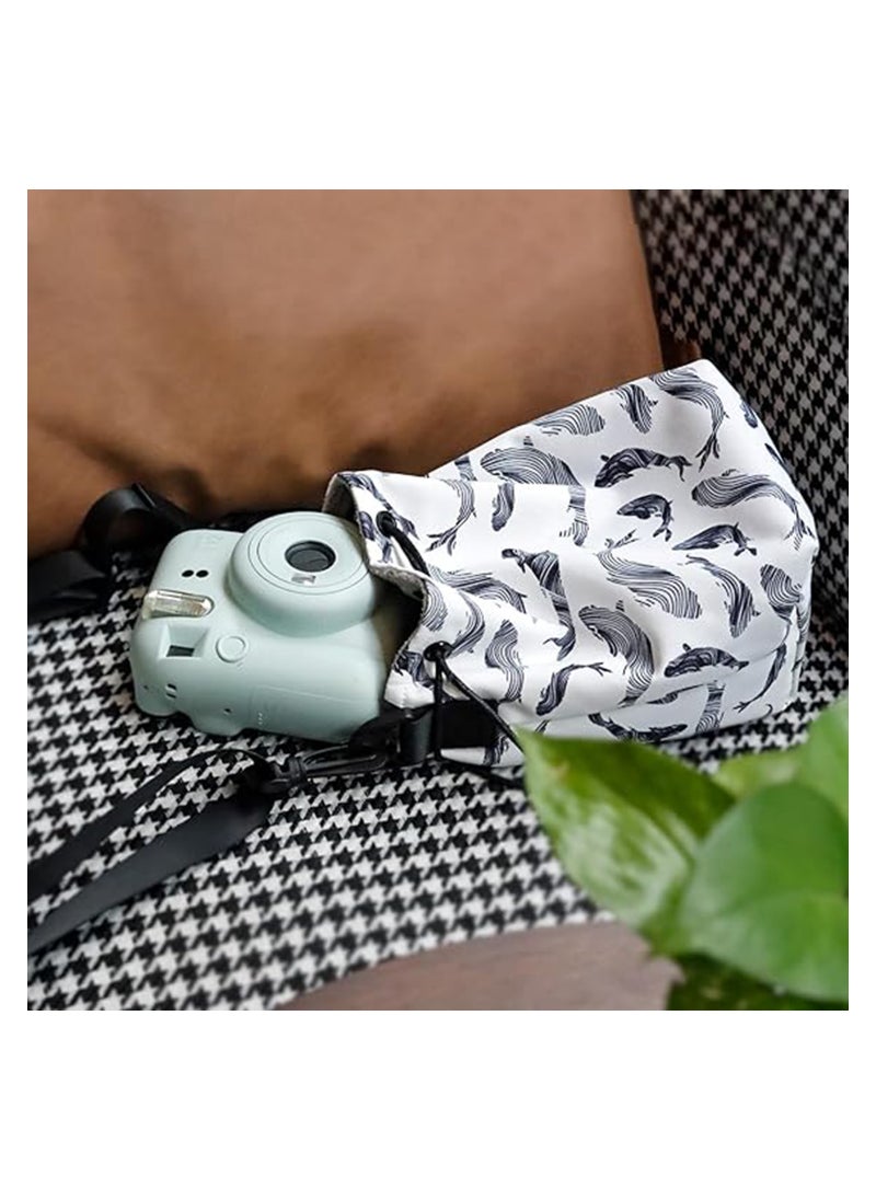 For Instax Mini 12 Case PU Leather Camera Case Specialized for Fujifilm Instax mini 12, Precise Hole Design, Perfect Fit and No Flimsy