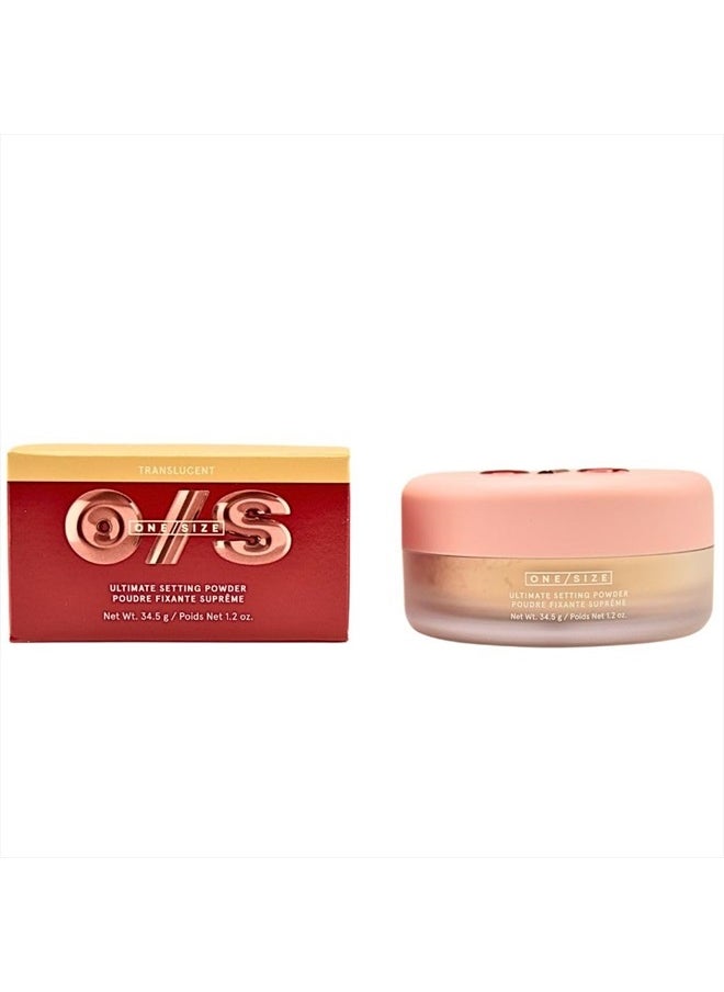One Size Ultimate Blurring Setting Powder Full- Translucent - for Fair to Dark Skin Tones, 1.2 Ounce (Pack of 1)