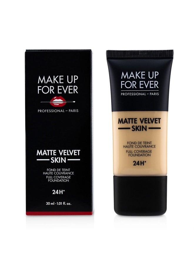 MAKE UP FOR EVER Matte Velvet Skin Full Coverage Foundation Y225 - MARBLE 1.01 oz/ 30 mL