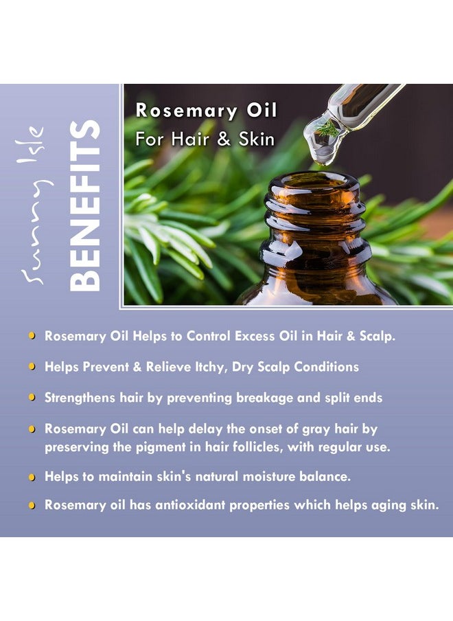 Rosemary Jamaican Black Castor Oil Pure Butter 8Oz | Promotes Hair Growth | Effective Moisturizer Hair & Skin | All Types & Textures