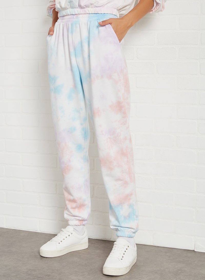 Tie-Dye Joggers Orchid Bloom