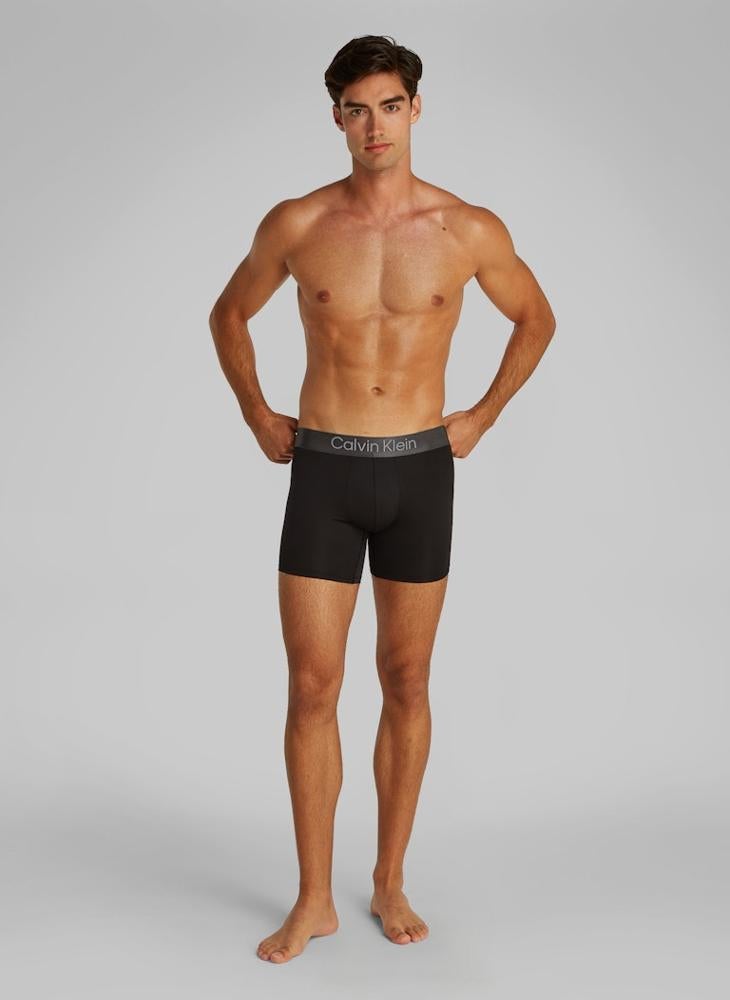 Brushed Micro Stripe Boxer Brief - 3 Pack