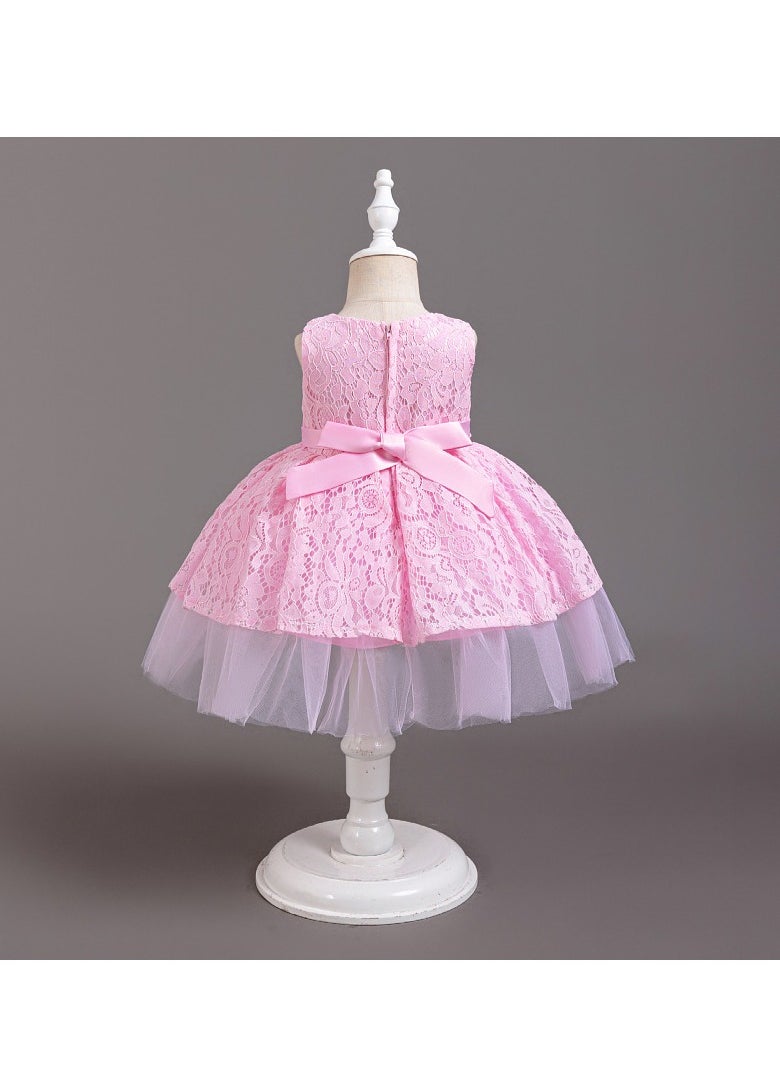 Children's Party Dresses Age 1-6 Summer Girls Dacron Skirt